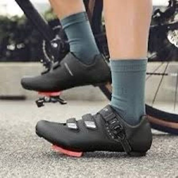 Kyedoo Size 46 Indoor Cycling Shoes Black With Delta Cleats Workout Gym Spin main image 8